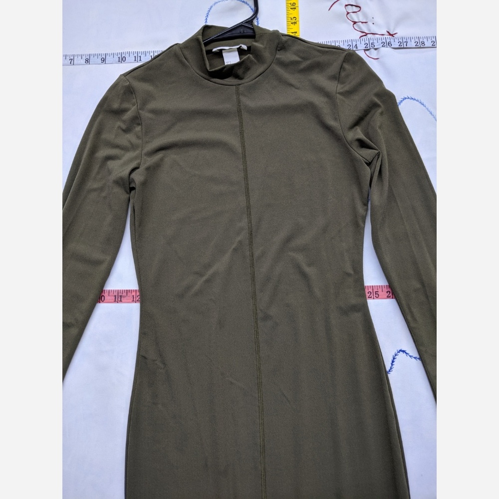 Women's Small H&M Form Fitting Long Elastic Dress - Picture 2 of 5